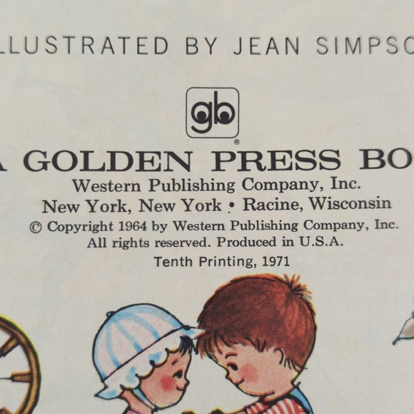 Vintage 1971 The Humpty Dumpty Book A Golden Shape Book - Picture 8 of 11